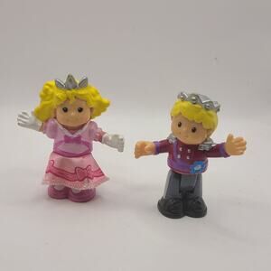 FisherPrice Poseable Little People Dance Twirl Princess Sarah Lynn Prince Eddie